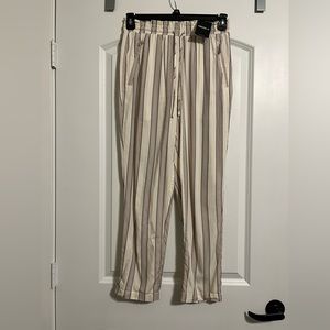 Brand New Forever 21 Striped Linen Pants